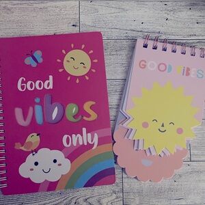 🔴 GOOD VIBES- Notebook and Note Pad ☀️